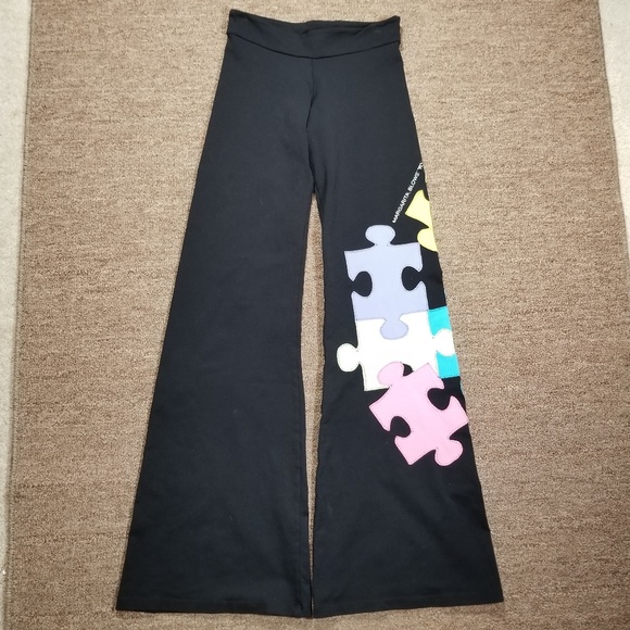 Margarita Supplex Pants - Margarita Supplex puzzle wide leg yoga pants